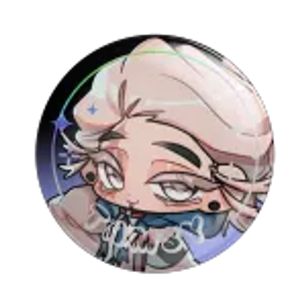 Tamsy Foil Round Badge by Kuromiho - ACGGOODS