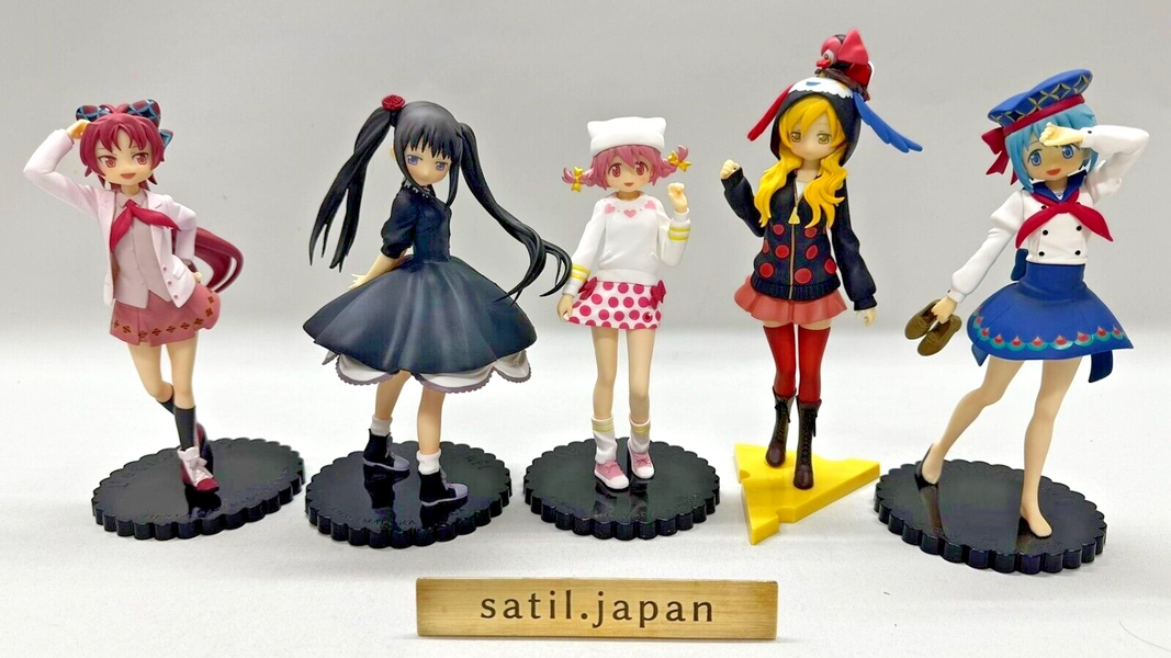 BANPRESTO Puella Magi Madoka Magica Magiccraft Figure of 5 Set (A,B,D,E,LO)