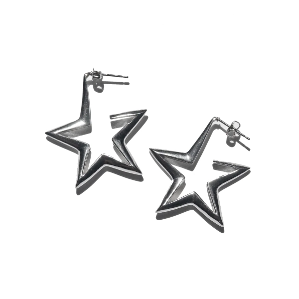 Sirius Star Hoop Earrings