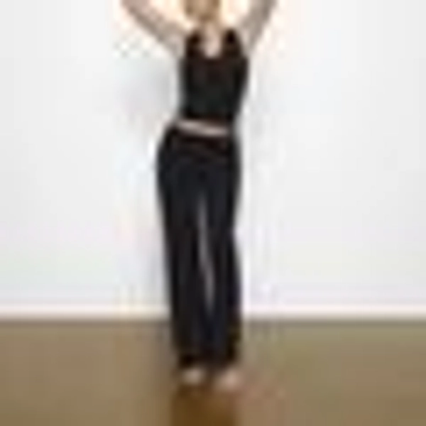 SKIMS Straight Leg Pant | Black | 3XL | Cotton Jersey