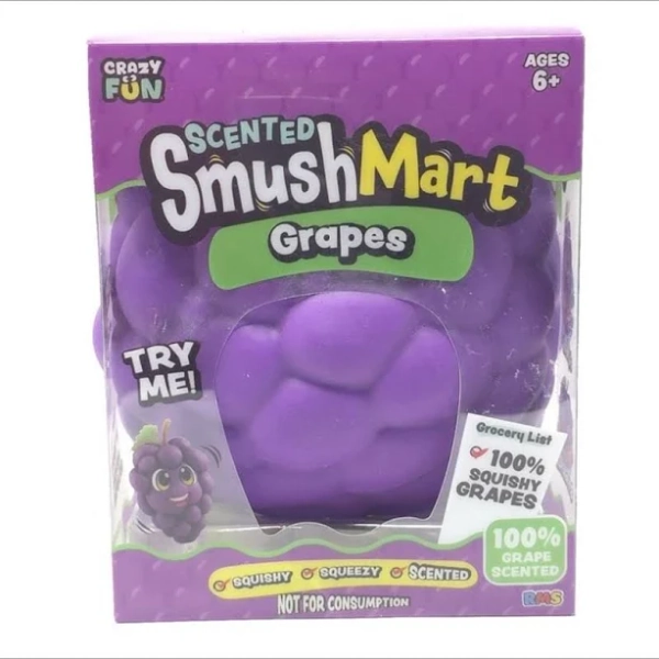 bloom Smushmart Scented Grape Squishy NWT - New Toys & Collectibles