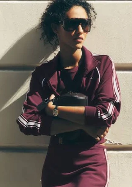 ALO Track Star Full Zip Jacket