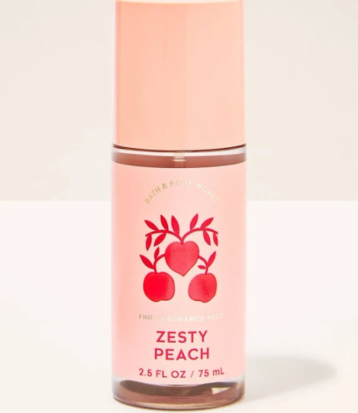 Bath & Body Works Zesty Peach Travel Size Fine Fragrance Mist