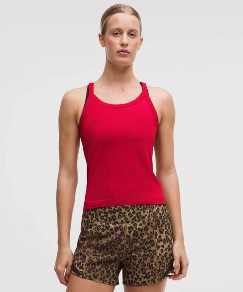 Swiftly Cami Tank Top - Oxford Red/Oxford Red - 4
