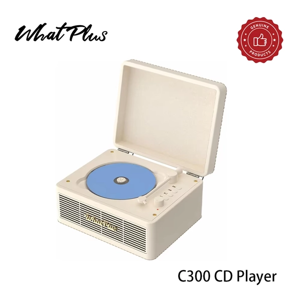 WhatPlus C300 Retro CD Player with High Resolution Sound Quality Bluetooth Stereo Audio Player Retro Portable Outdoor Speaker - AliExpress 44