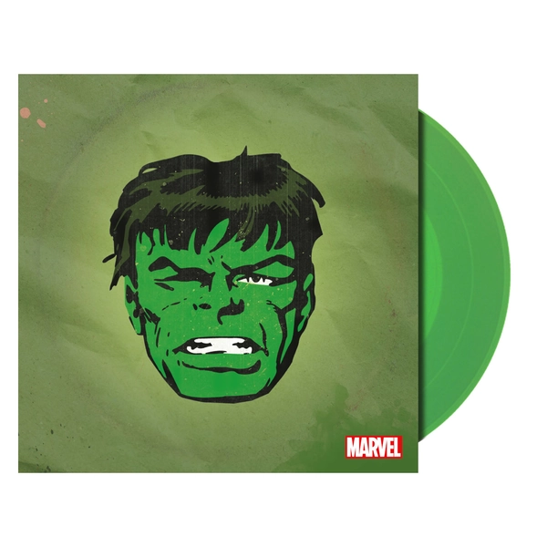 Merry Marvel Marching Society 7 Hulk Vinyl Single | Shop the Disney Music Emporium Official Store