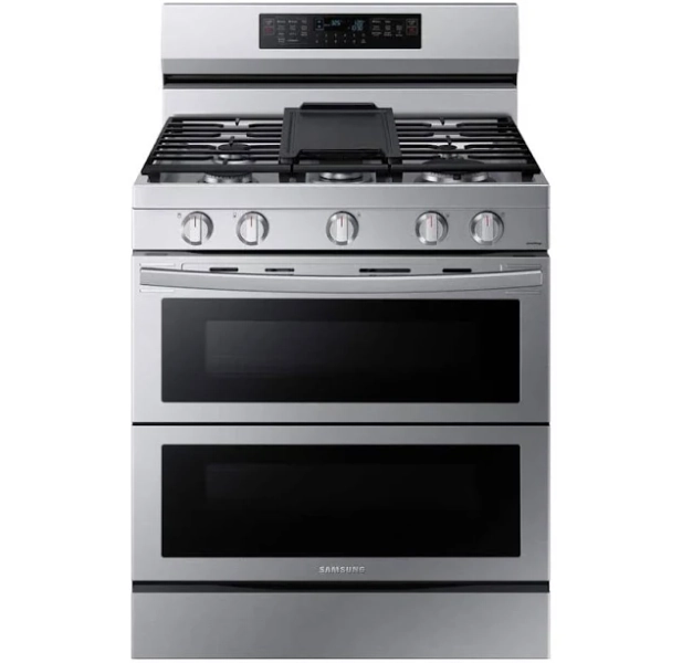 Samsung 6.0 Cu. Ft. Smart Freestanding Gas Range with Flex Duo and Air Fry
