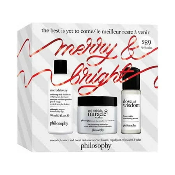 Philosophy The Best Is Yet to Come Smooth, Bounce & Boost Radiance Gift Set