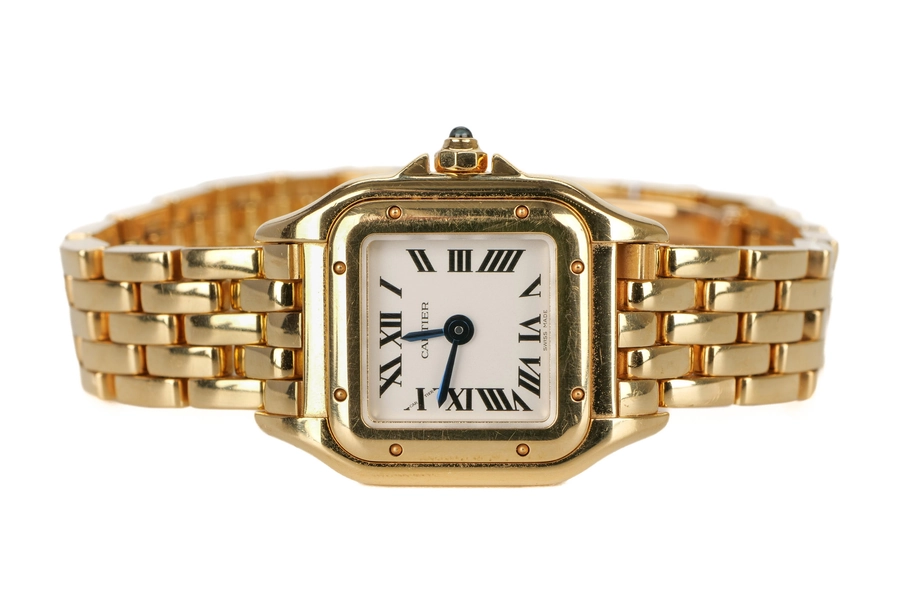 Cartier Mini Panthere Watch Quatrz 18ct Yellow Gold WGPN0036