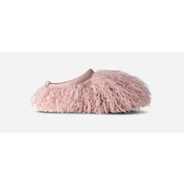 UGG® Women's Tazz Fluff Momma Sheepskin Slippers in Fawn, Size 12