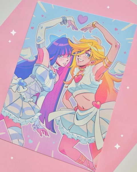 panty and stocking print - (glossy print) 5" x 7" | pswg