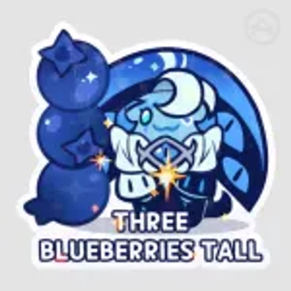Blueberry Shadow Milk Cookie Stickers by ConfusedEWE - ACGGOODS