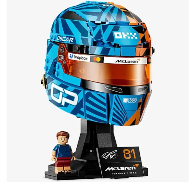 LEGO McLaren Mastercard F1 Team Oscar Piastri Helmet