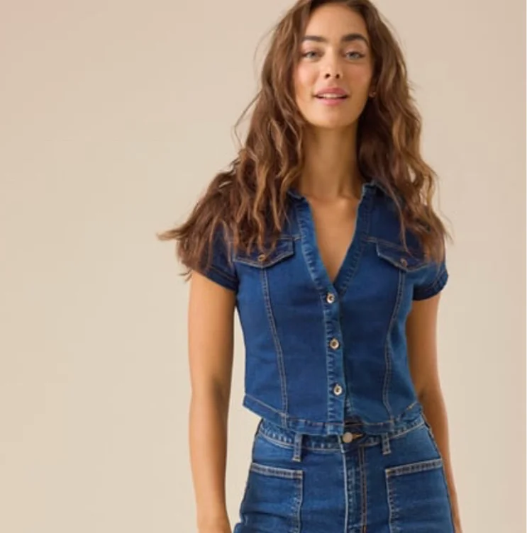 Sadie Denim Top