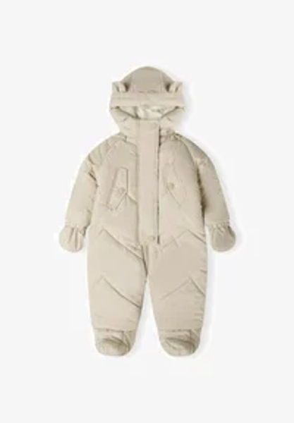 EARS DETAILD HOOD - Tuta da neve - stone