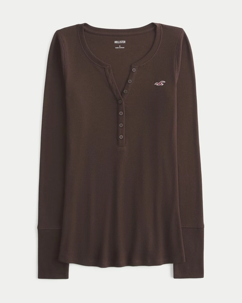 Long-Sleeve Icon Henley