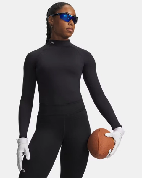 UA Long Sleeve Compression Top (Mock Neck)