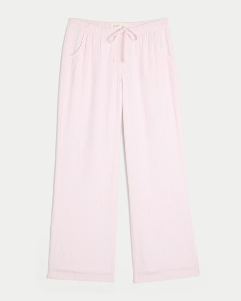 Pull-On Slub Pants