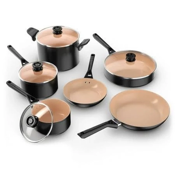 Ninja Extended Life Ceramic Select 10-Piece Cookware Set ck89010bf