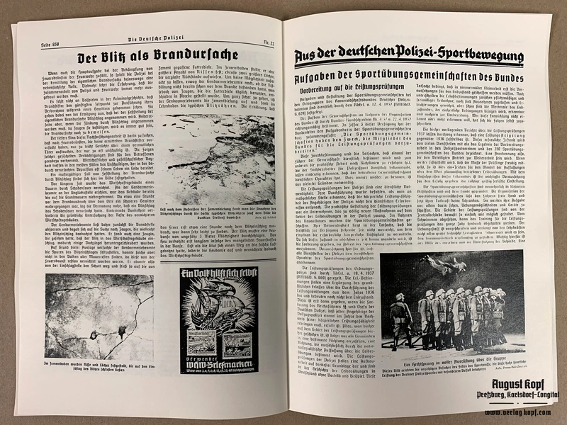 Polizei Magazine Februar 1939