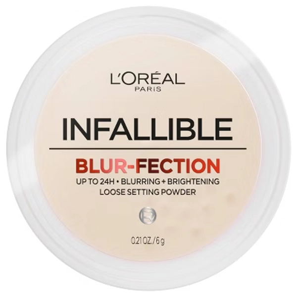 L'Oreal Paris Infallible Blur-fection Longwear Loose Setting Powder - Translucent Light - 0.21oz