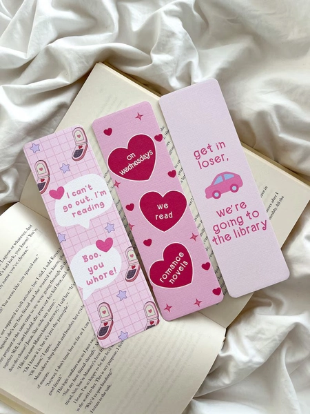 Girly Bookmark | Mean Girl Bookmark | Romance Book Lovers | Romance Era Bookmark | Bookish Gifts | Girlie Bookmarks | Y2K Bookmark