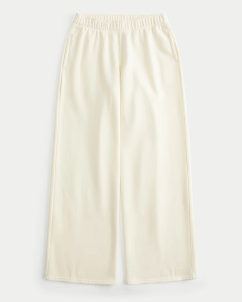 Love You Graphic Wide-Leg Sweatpants