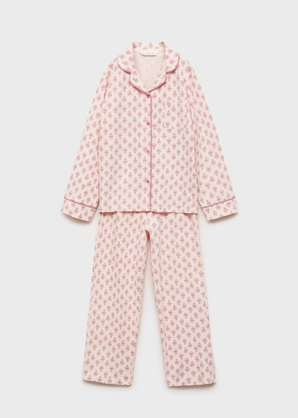 Printed cotton pyjamas - Kids | MANGO USA