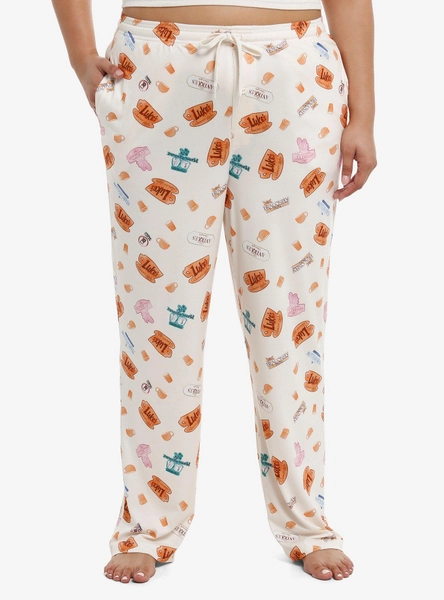Gilmore Girls Stars Hollow Allover Print Girls Pajama Pants Plus