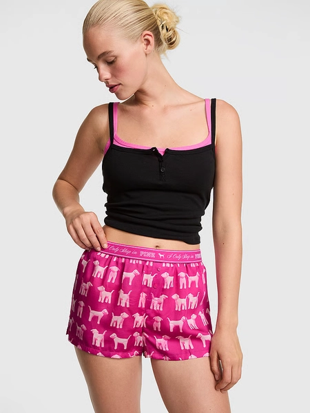 Silky Sleep Boxy Pajama Shorts