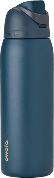 Owala FreeSip Stainless Steel Water Bottle for Kids (Winter Nights)