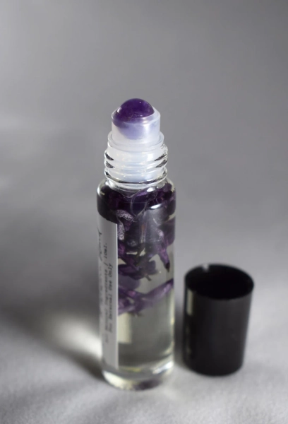 Lilac & Wisteria Perfume Blend in Amethyst Roller | All Natural Roll on | Floral Uplifting Perfume | Mother's Day Gift - Etsy