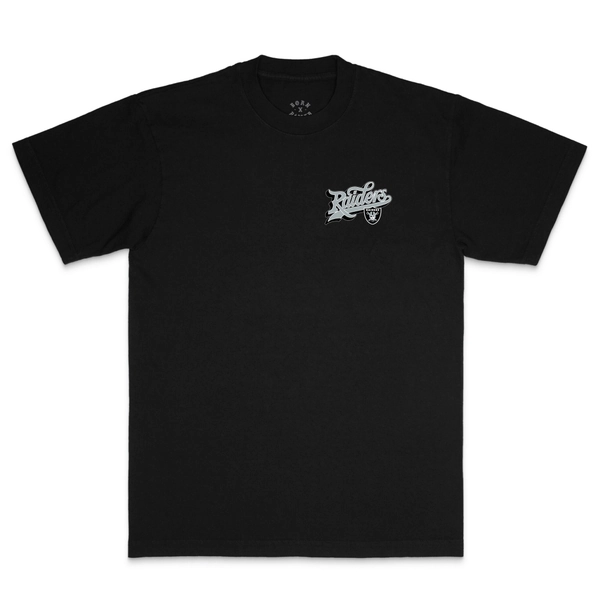 Unisex Las Vegas Raiders  Born x Raised Black Pro Script T-Shirt