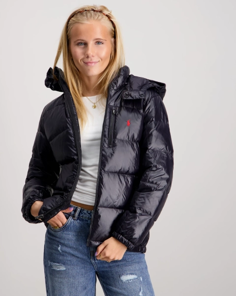 Glossed Down Hooded Jacket