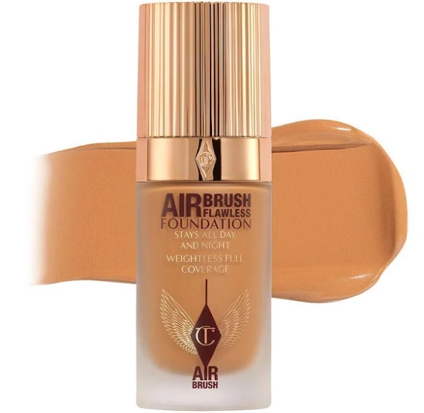 Charlotte Tilbury Airbrush Flawless Blurring & Matte Full Coverage Foundation, Size: 1 Oz, 10w