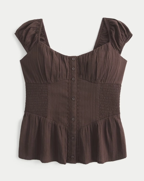 Sweetheart Peplum Top