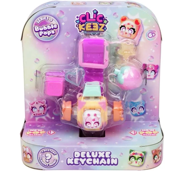 Clickeez Bubble Pops Deluxe Keychain