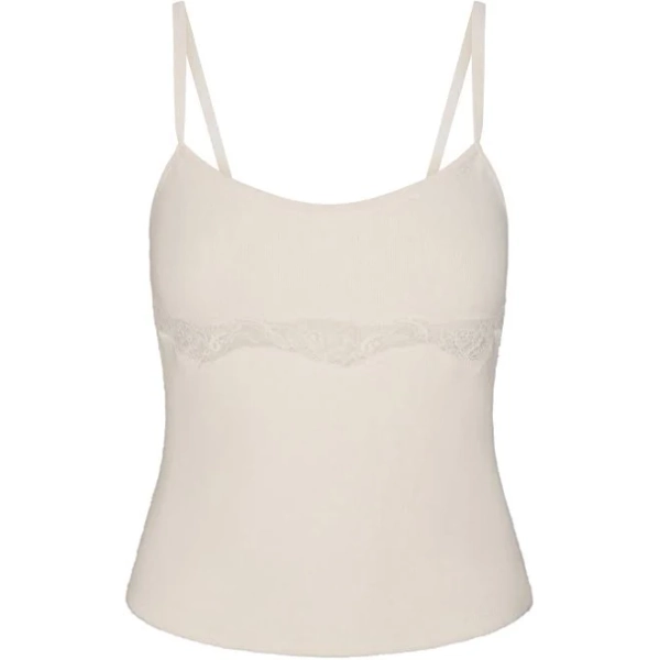SKIMS Women's Lace Knit Tank Top