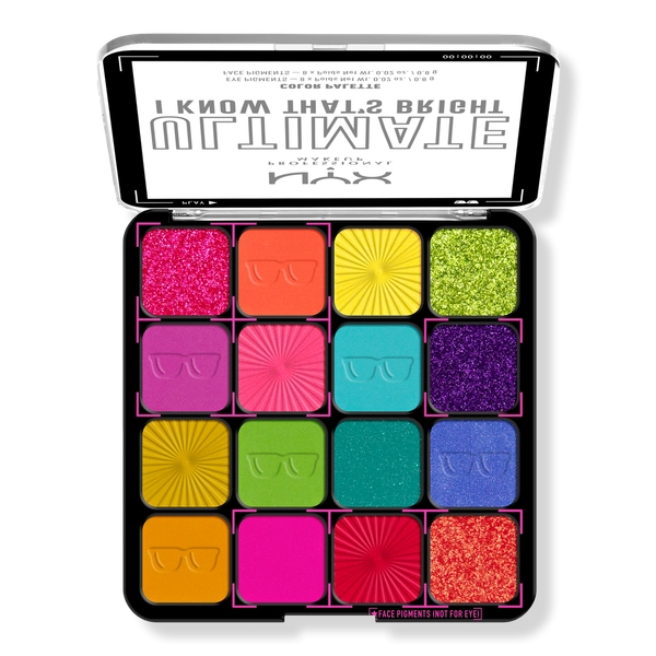 Ultimate Color Shadow Palette I Know That's Bright - NYX Professional Makeup | Ulta Beauty