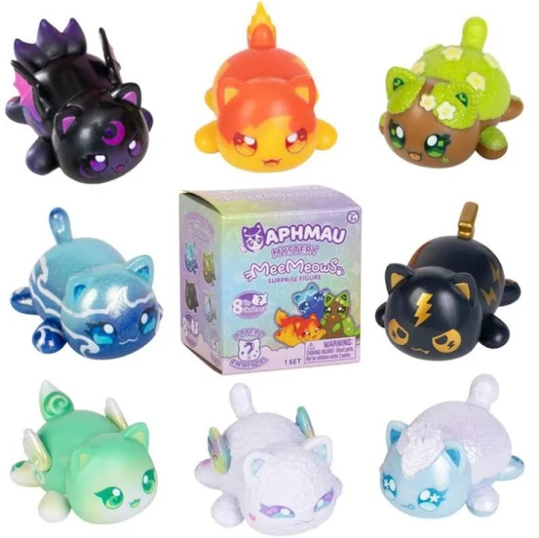 Aphmau MeeMeows Litter 7 Elemental Mystery Mini Figure Box