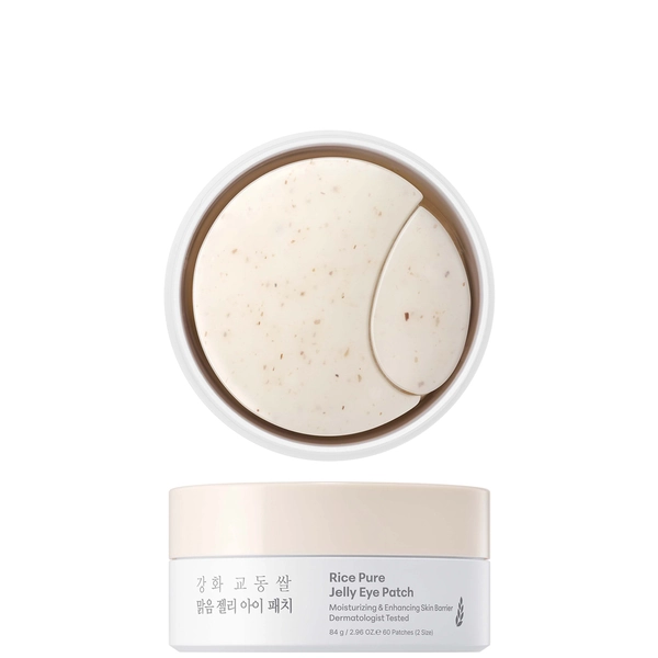 Thank You Farmer Rice Pure Jelly Hydrogel Brightening Eye Patches | LOOKFANTASTIC