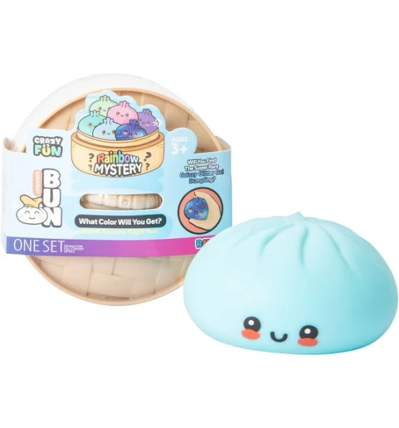 Crazy Fun Rainbow Mystery Squishy Bun Set