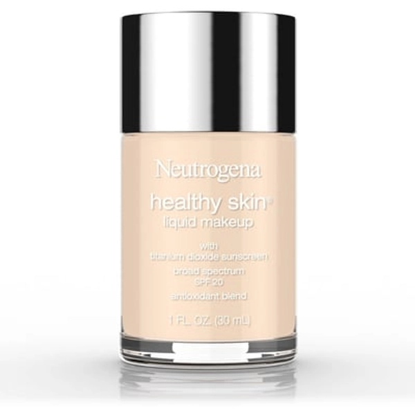 Neutrogena Healthy Skin Liquid Makeup Foundation, Lightweight & Flawless Coverage with Broad Spectrum SPF 20 Sunscreen - 10 Classic Ivory