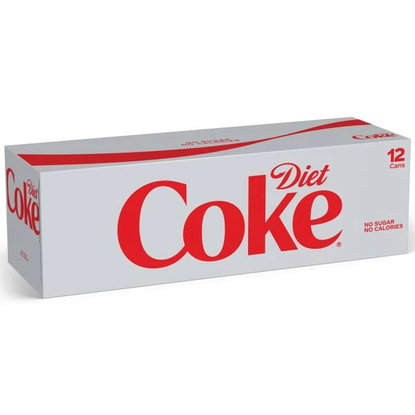 Diet Coke 12-Pack 12 oz Cans