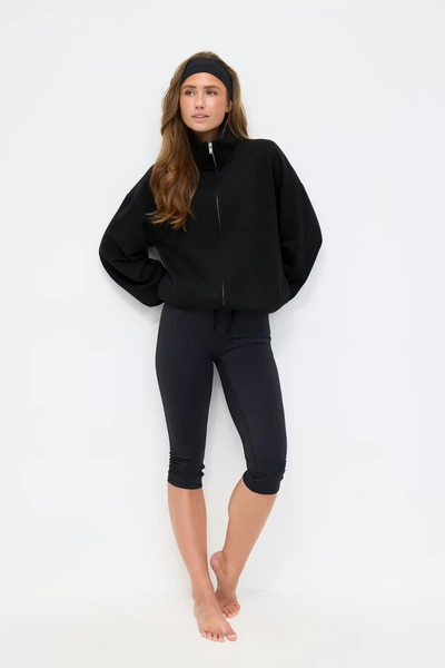 Soft sport zip sweater