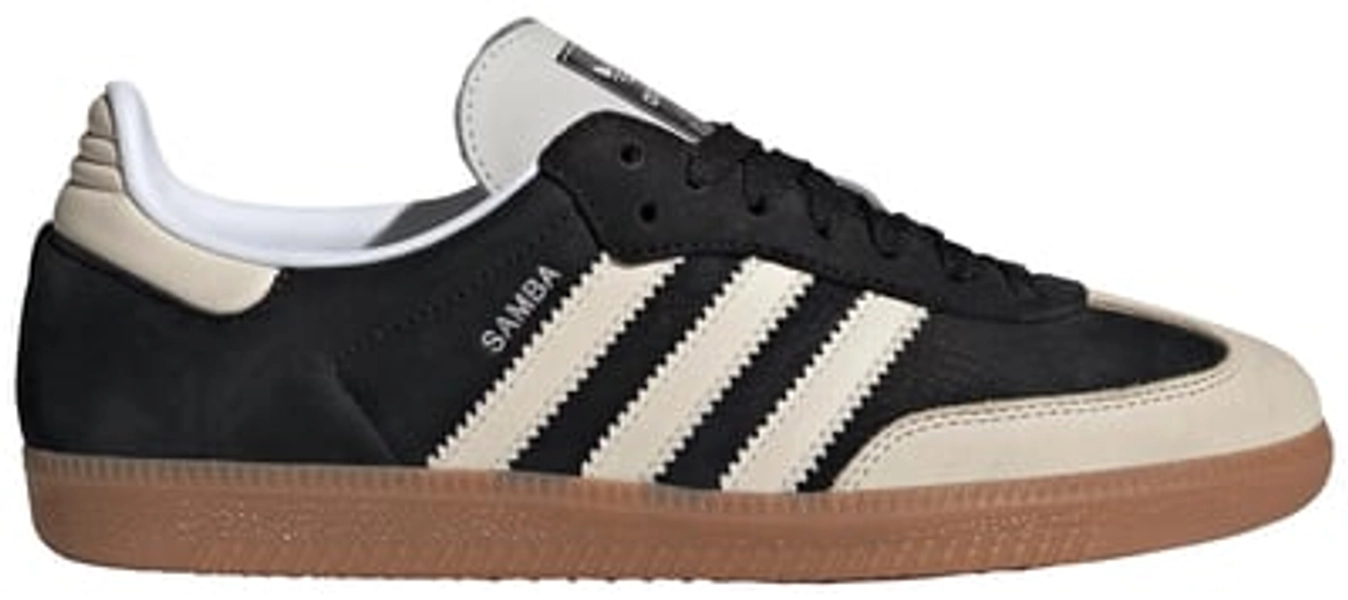 adidas Women's Samba OG Shoes, Size 5.5, Black/White/Silver