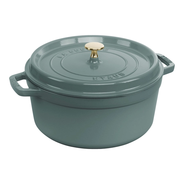 Staub La Cocotte Cocotte 26 cm / 5,25 l, Rond, eucalyptus