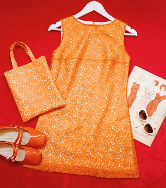 Summer lace mini dress - 60s retro style - various sizes and colors