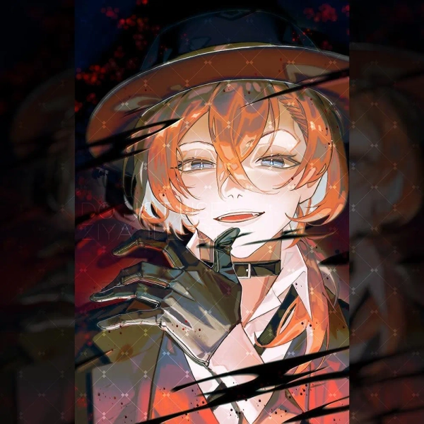 Chuuya Nakahara Poster | Bungo Stray Dogs | Fan Art