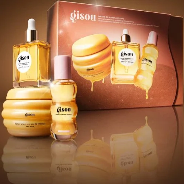 Gisou On-The-Go Honey Hair Trio